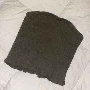 Dark green tube top